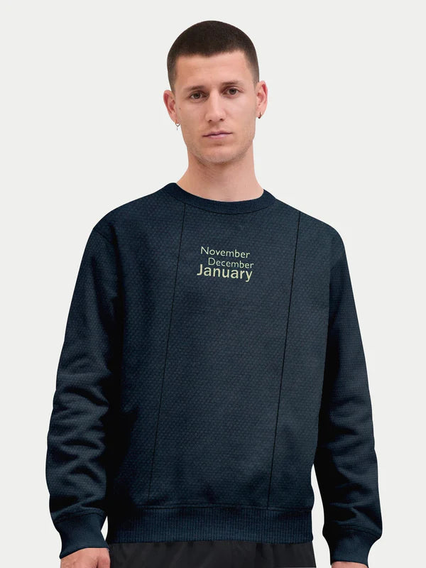 MEN'S PREMIUM POPCORN NAVY SWEATSHIRT